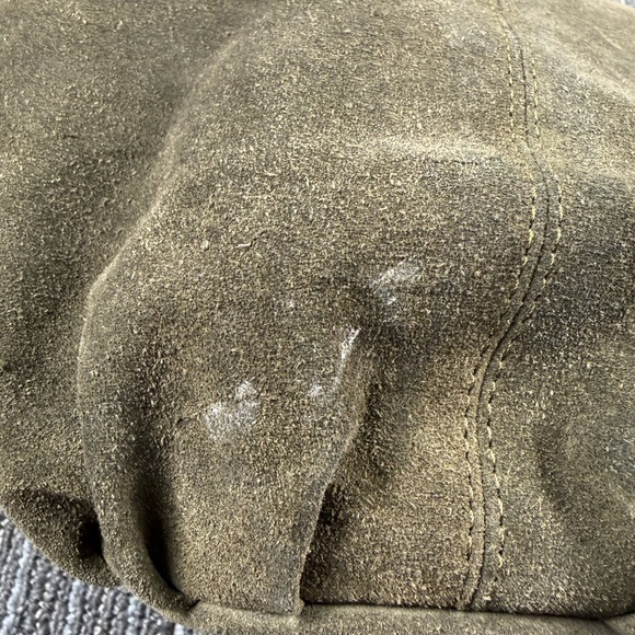 World Market Olive Leather/Suede Shoulder Bag - Picture 12 of 12